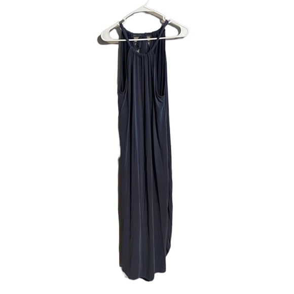 Sleeveless Navy Maxi Dress - Picture 2 of 7